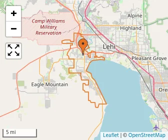 Area schools map
